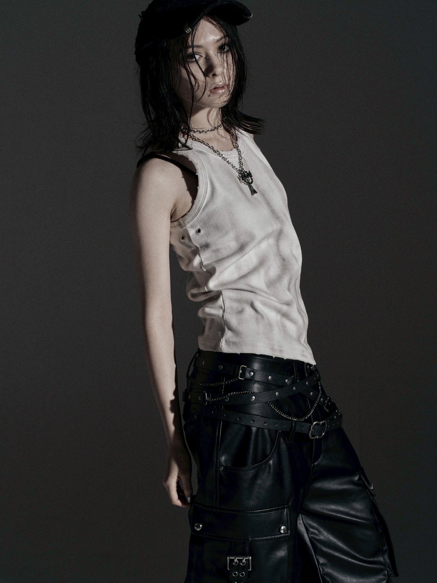【ROSEN KREUZ】ASHES HALO TANK TOP (Dirty white)