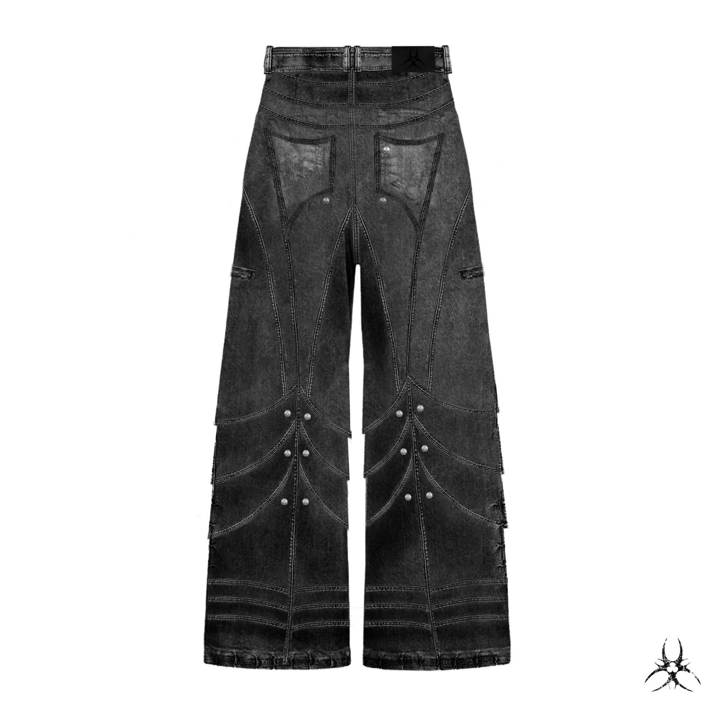 【COZY】"FOUR KNIGHT BAGGY FLARED JEANS"