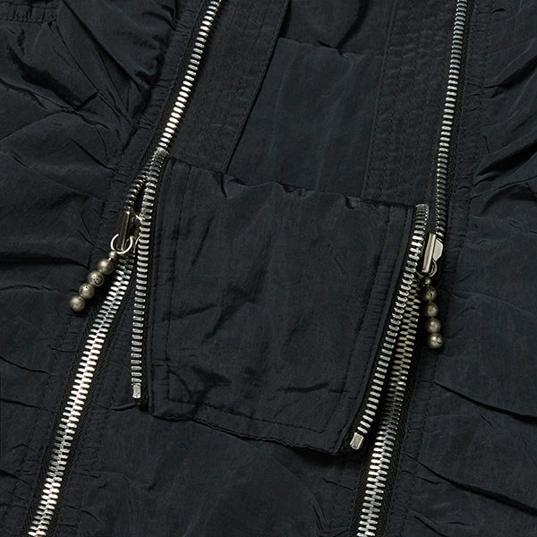 【THUG CLUB】25ss Clouded Double Flying Bio Jacket (black)