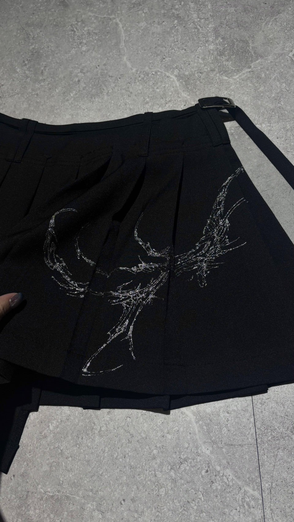 【XIVX】HANDPAINTED SHORT SKIRT