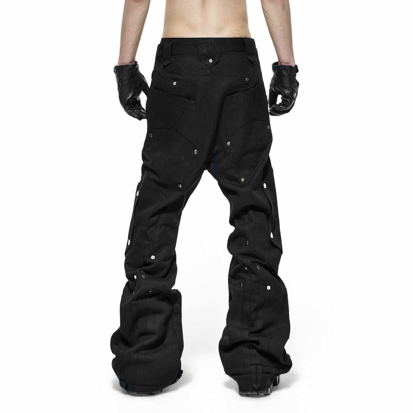 【RICH】 Dark Knight Flare Pants