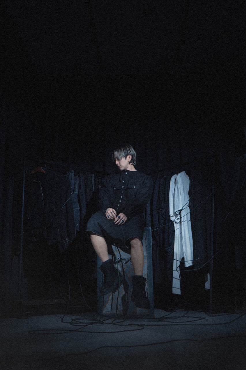 【ASPARAGUS】Multi button collar off jacket