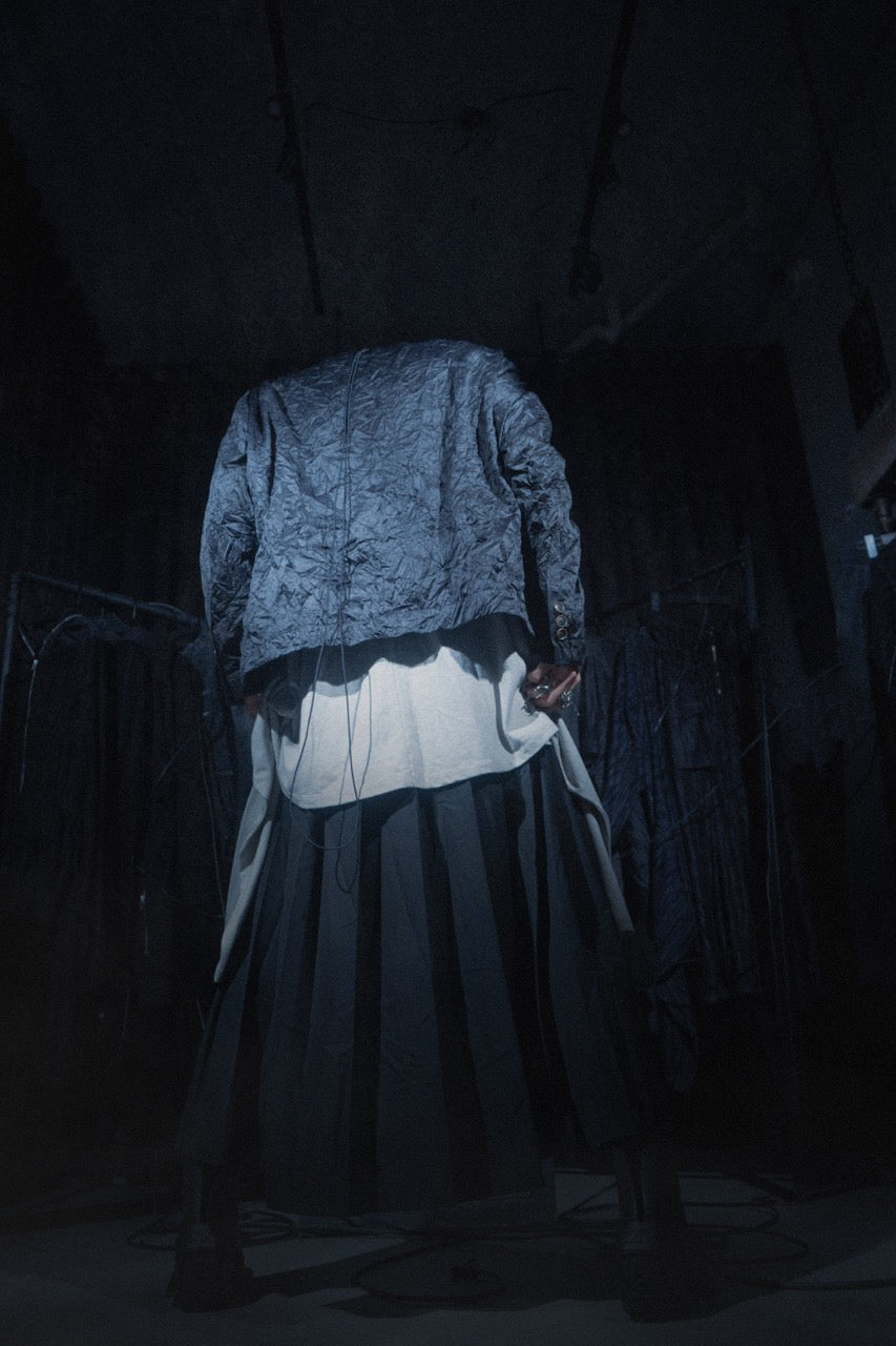 【ASPARAGUS】Pleats back string jacket