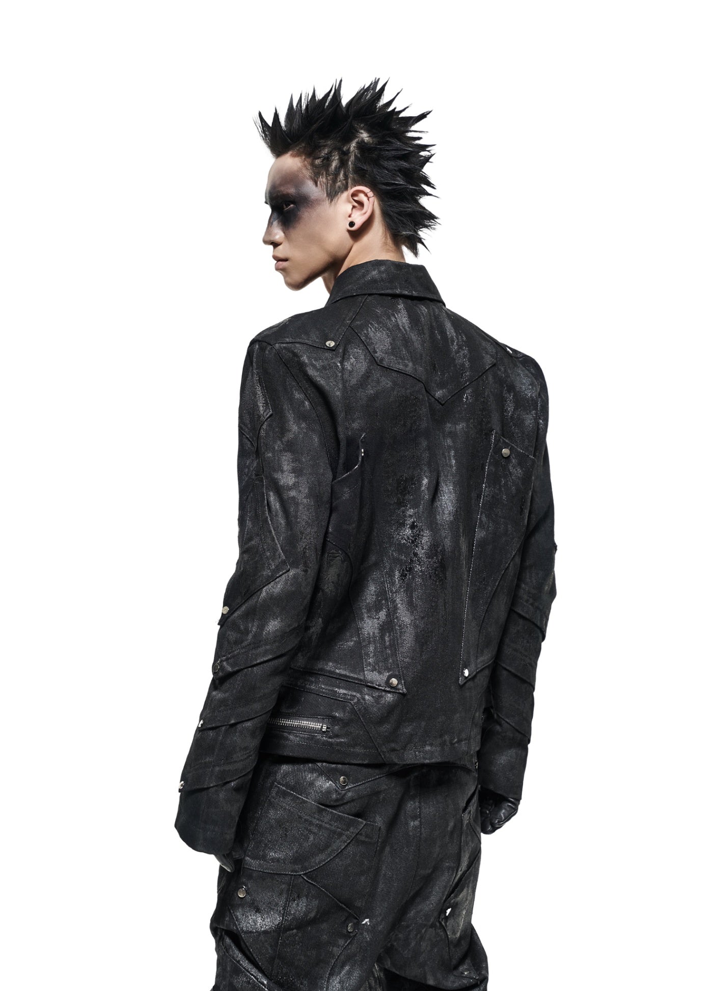 【RICH】Knight denim waxed jacket