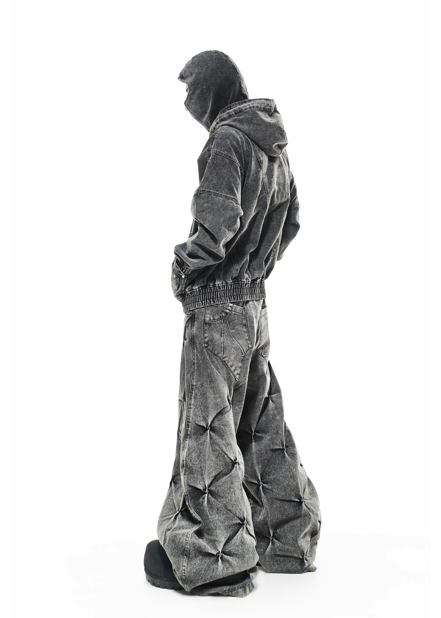 【RICH】Hoodie Ninja Denim Wash