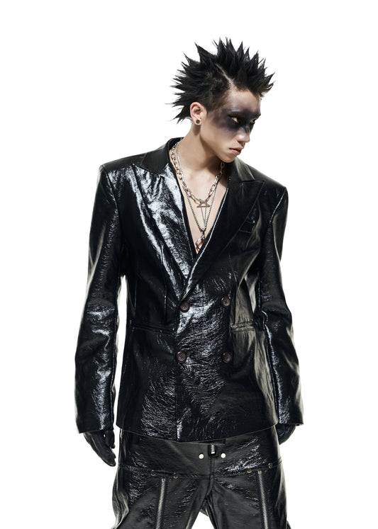 【RICH】Leather Blazer