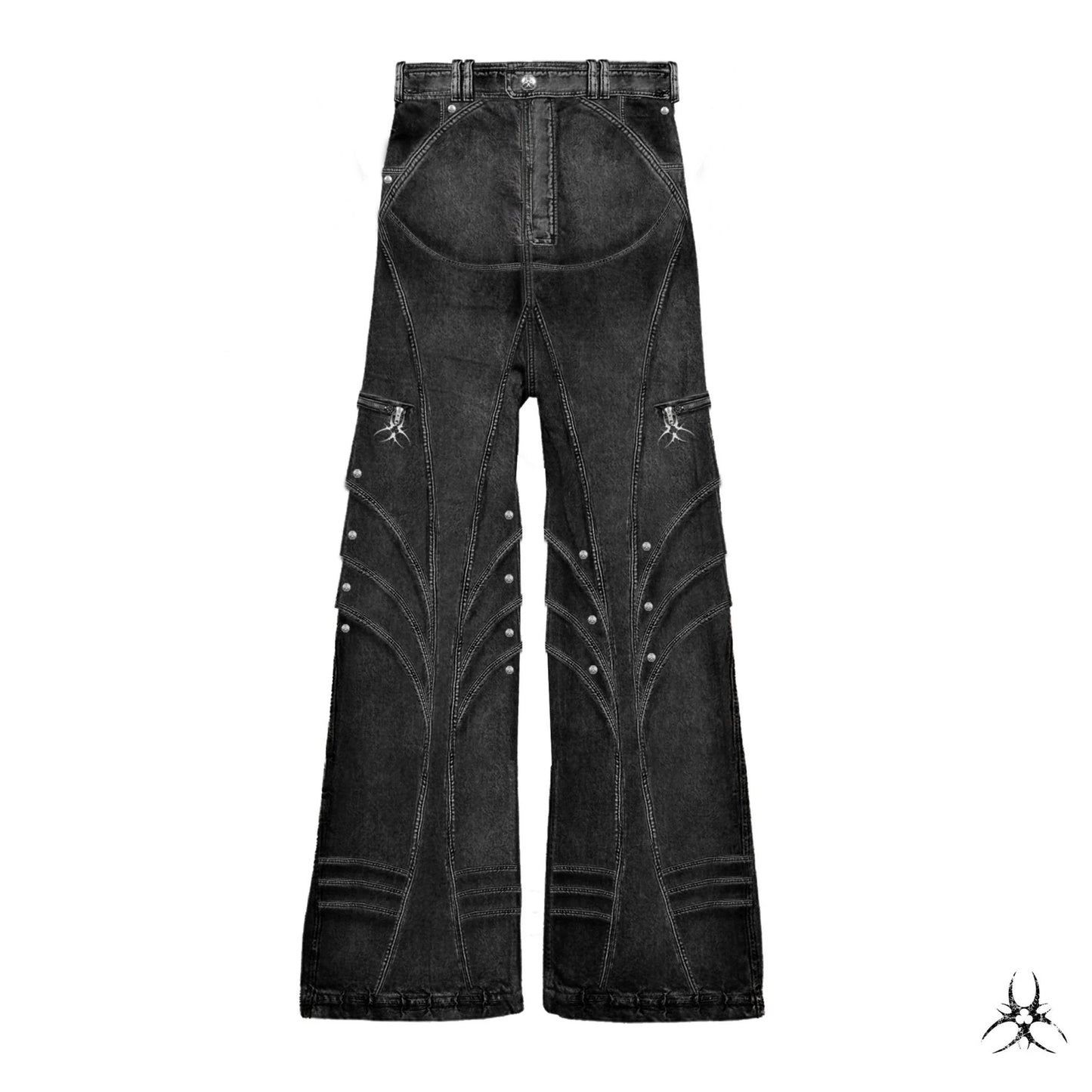 【COZY】"FOUR KNIGHT BAGGY FLARED JEANS"