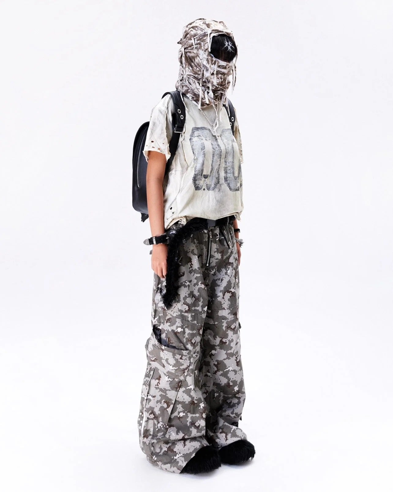 【COZY】"CHAOS DREAM" WAXED T SHIRT