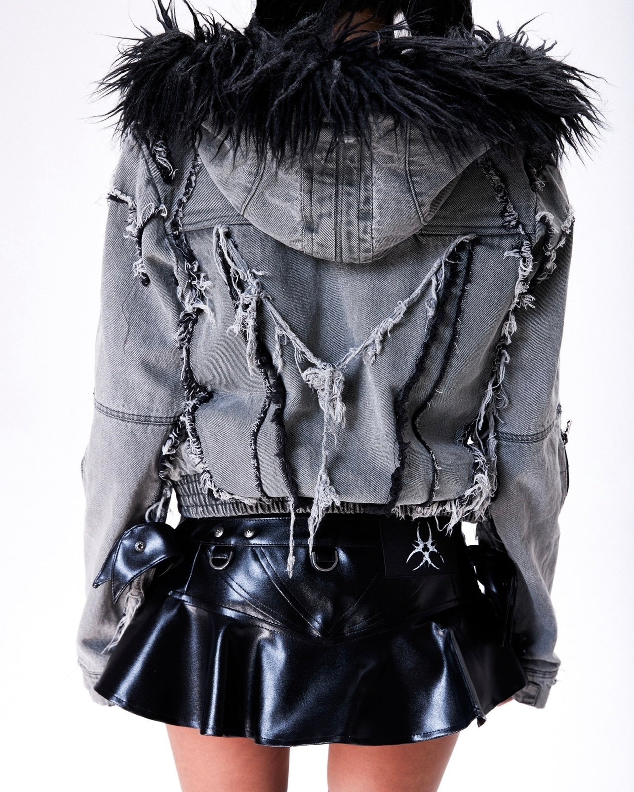 【COZY】"CHAOS DREAM" LEATHER SKIRT