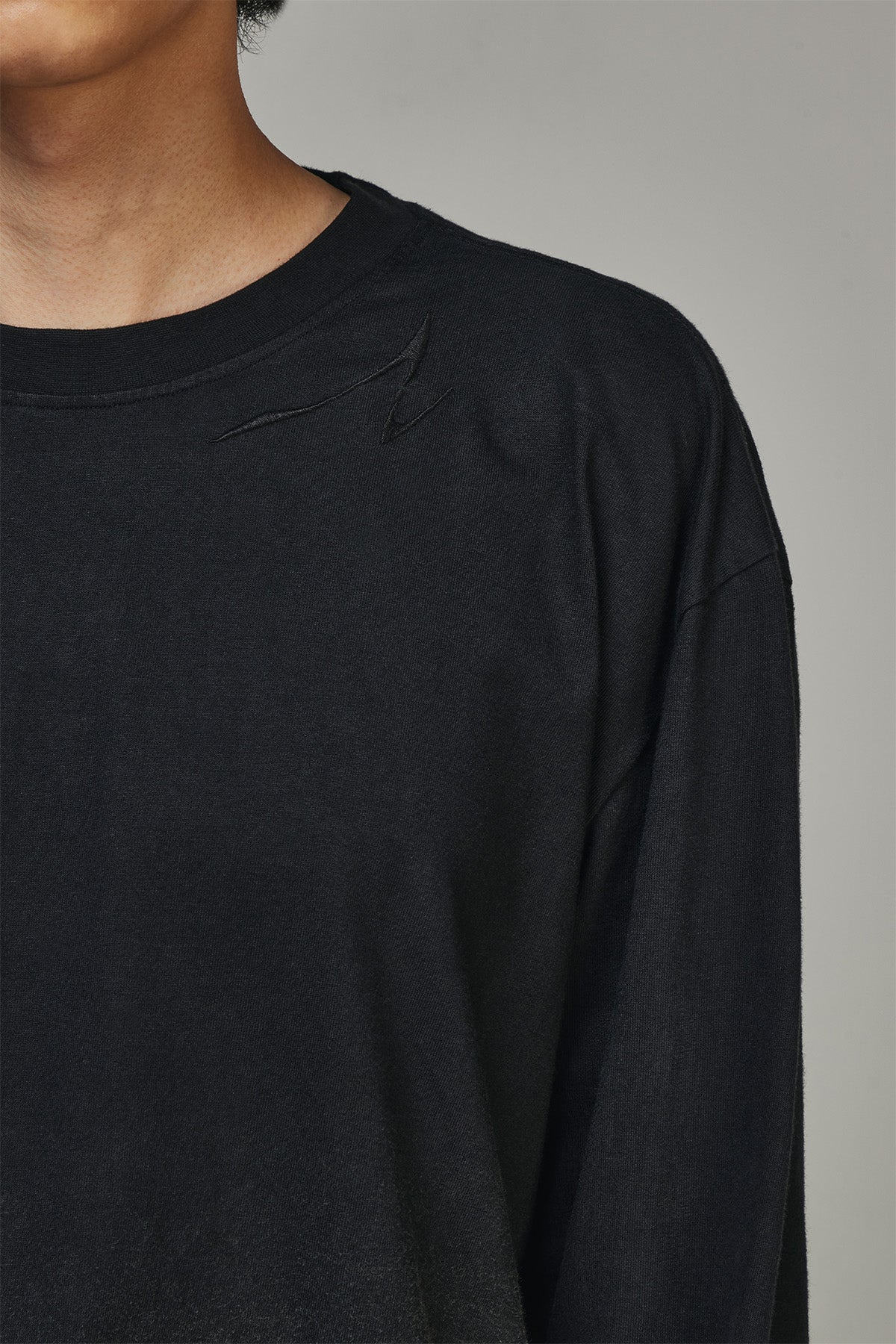 【BLR BLUER】Destroyed Gradation Washed Long Sleeve