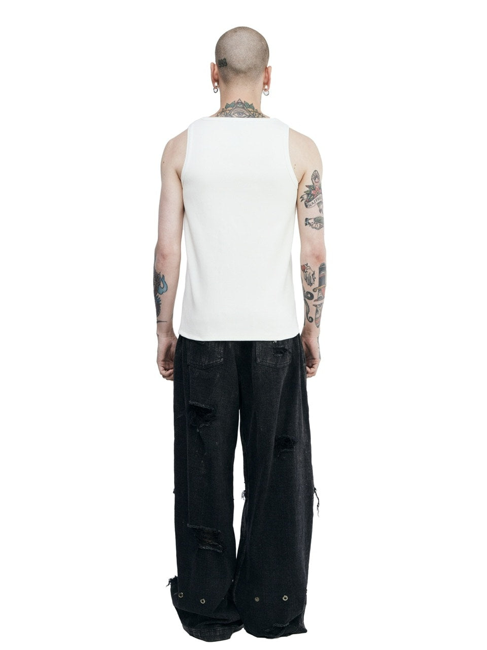 【BLR BLUER】Logo Rivet Tank top (2color)