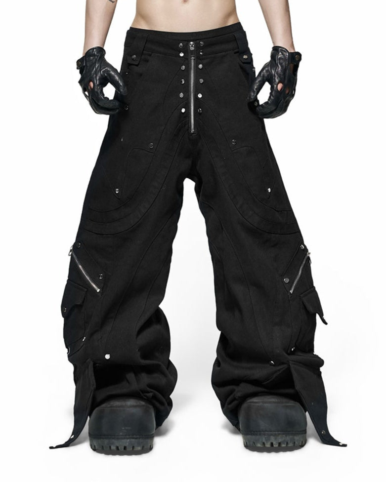 【RICH】Knight Wide Pants (Denim)