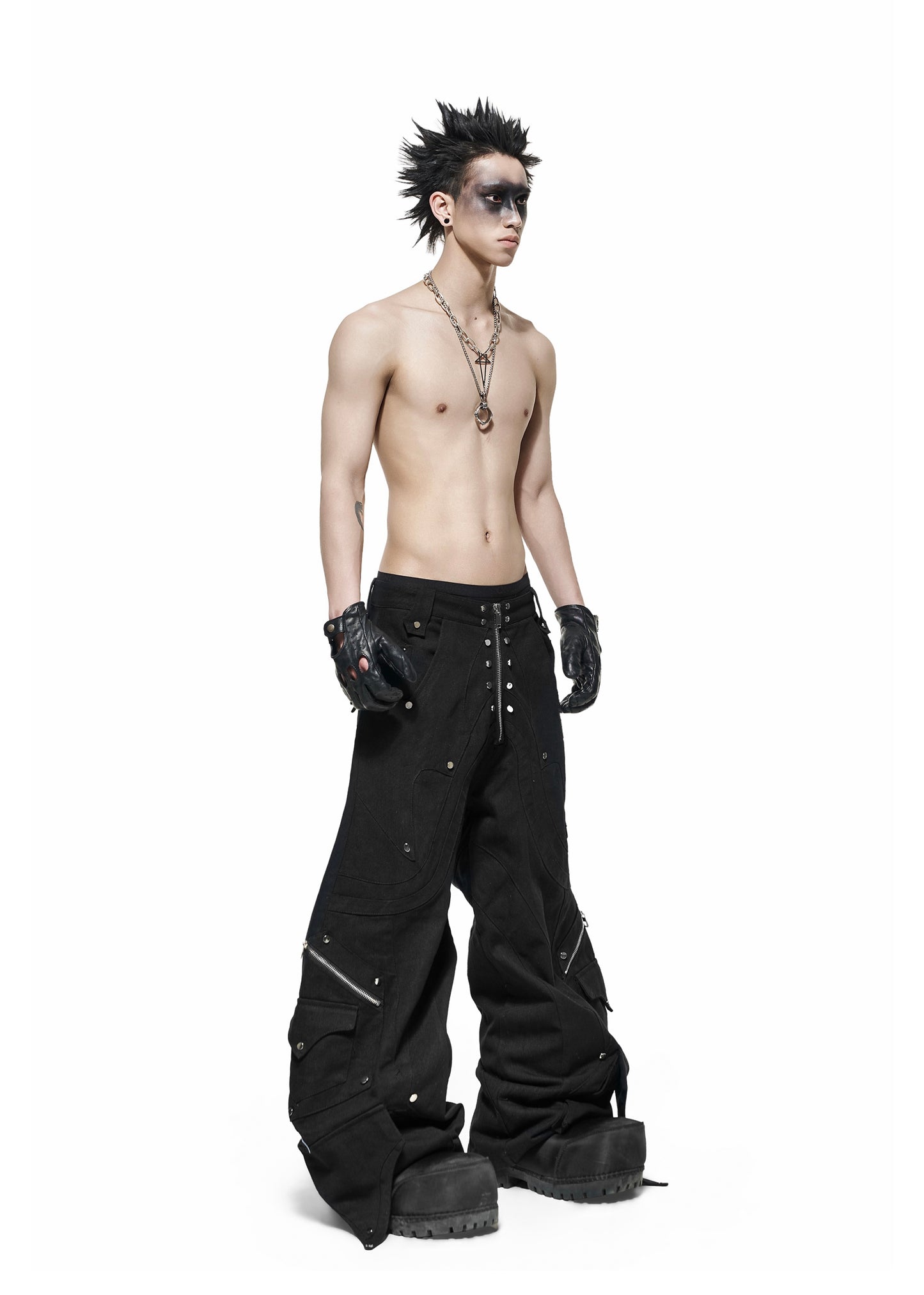 【RICH】Knight Wide Pants (Denim)