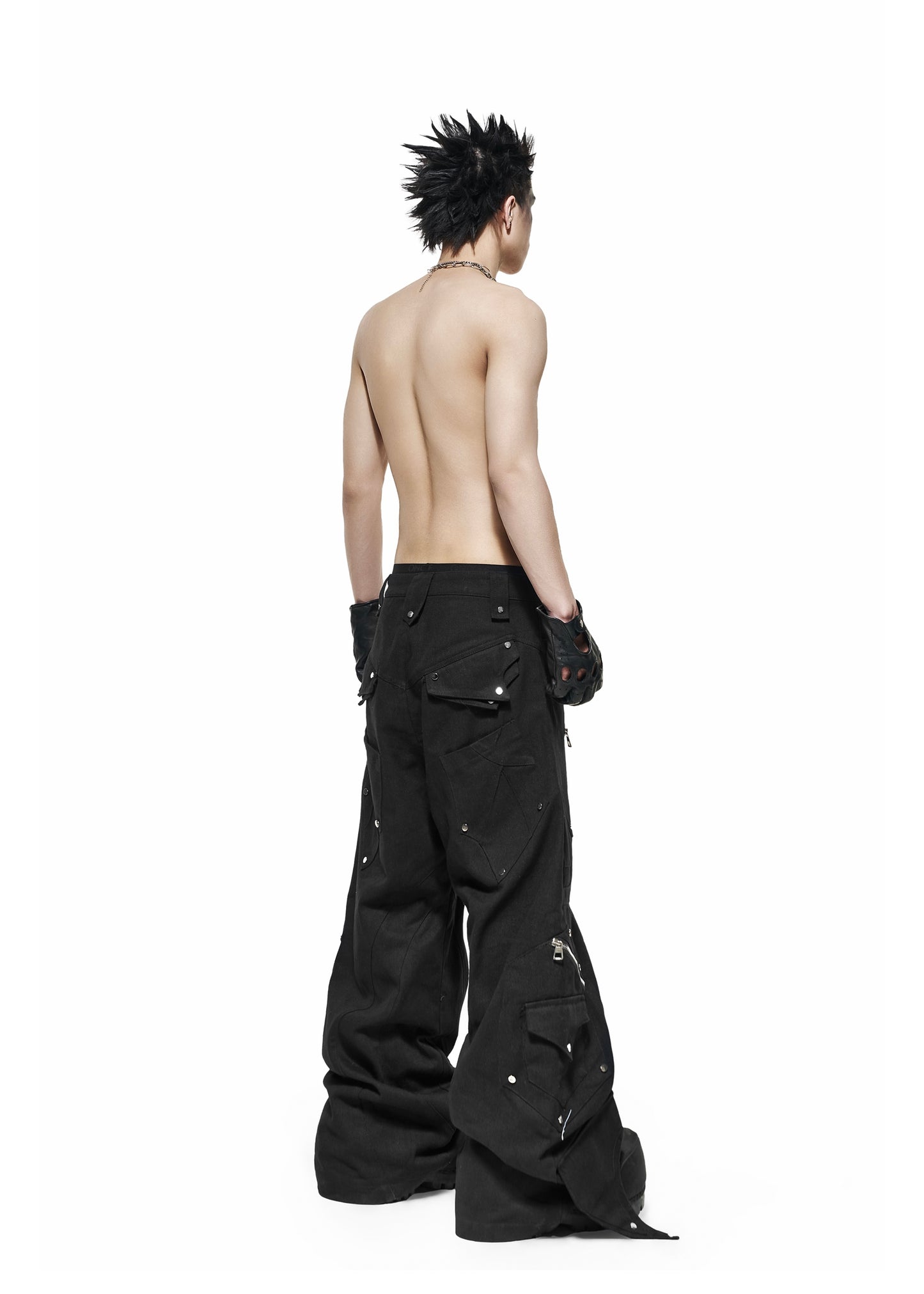 【RICH】Knight Wide Pants (Denim)