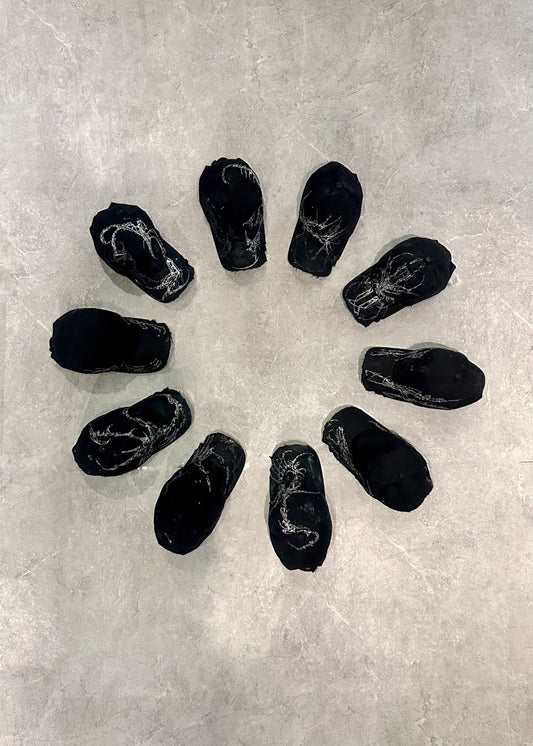 【XIVX】HANDMADE 1 OF 1 PAINTING DESTROYED CAP No.004