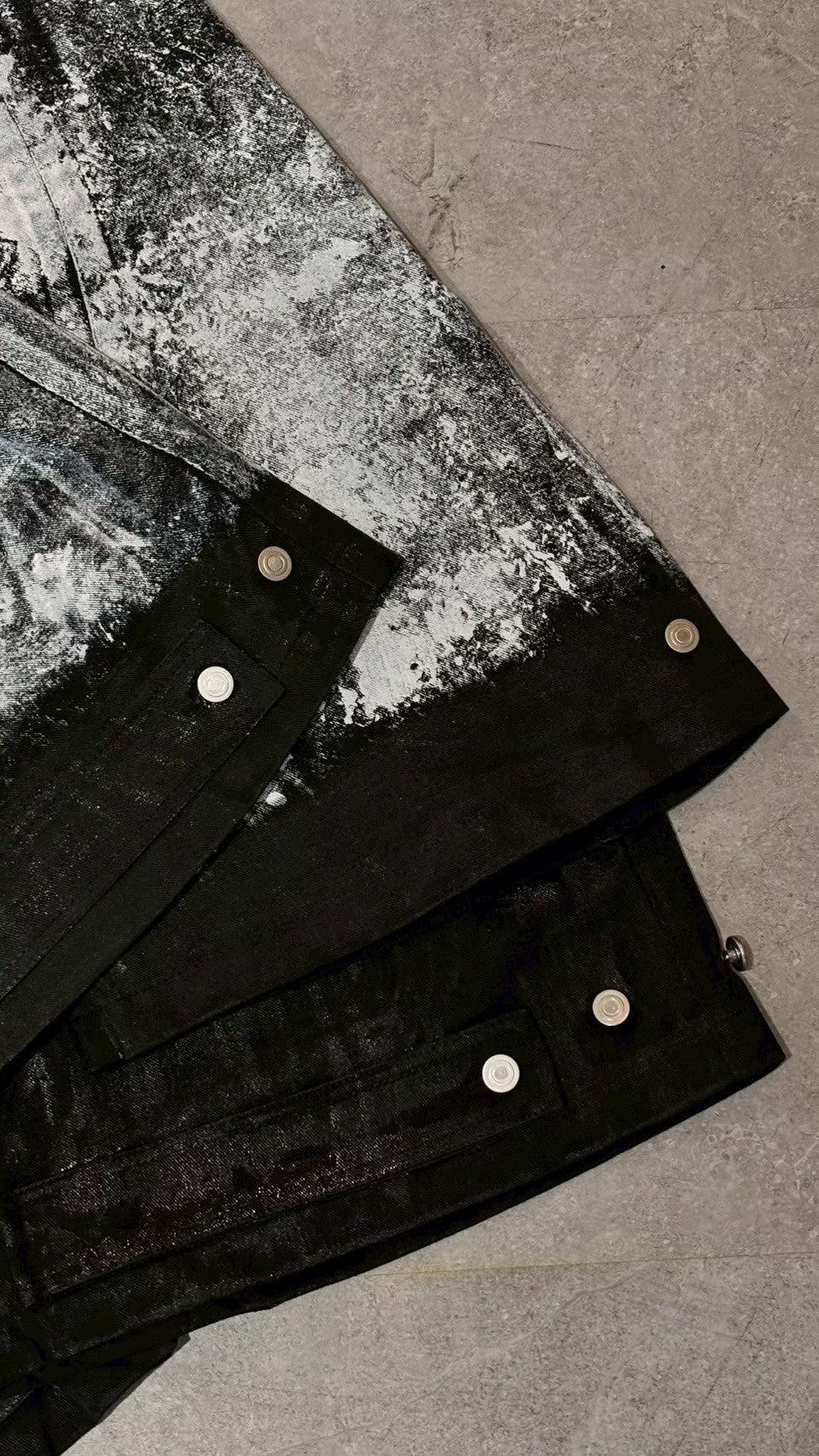 【RICH】Smoke Waxed Denim Jacket