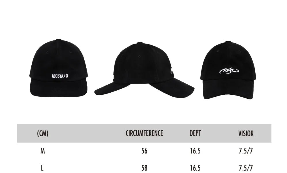 【AJOBYAJO】Double-Brim Cap