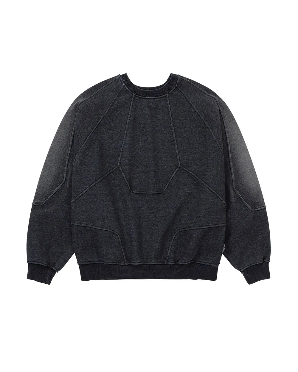 【AJOBYAJO】 Paneled Denim Sweatshirt
