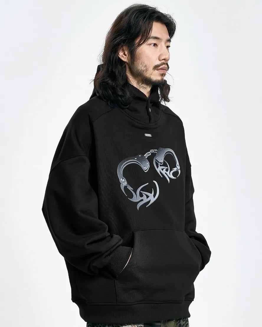 【AJOBYAJO】Tribal AJO Handcuffs Hoodie