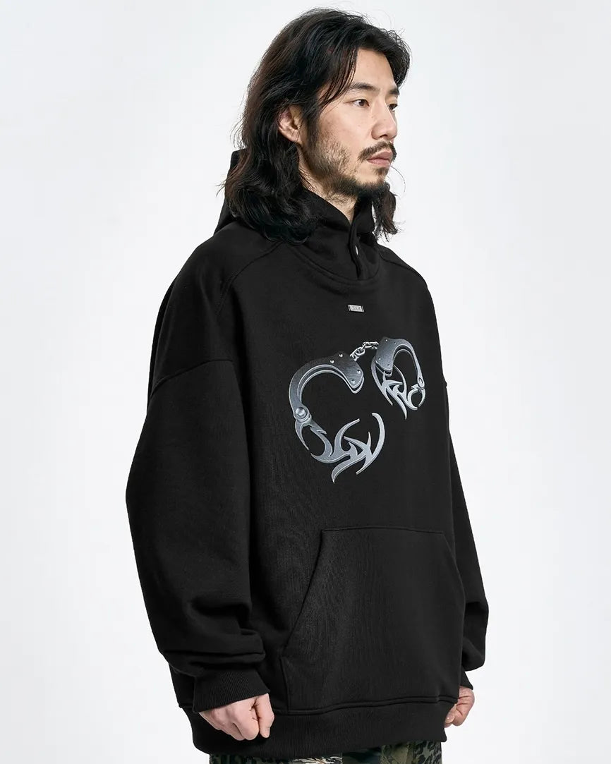【AJOBYAJO】Tribal AJO Handcuffs Hoodie
