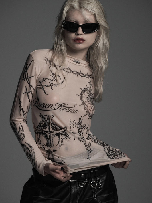 【ROSEN KREUZ】RK TATOO INK TOPS