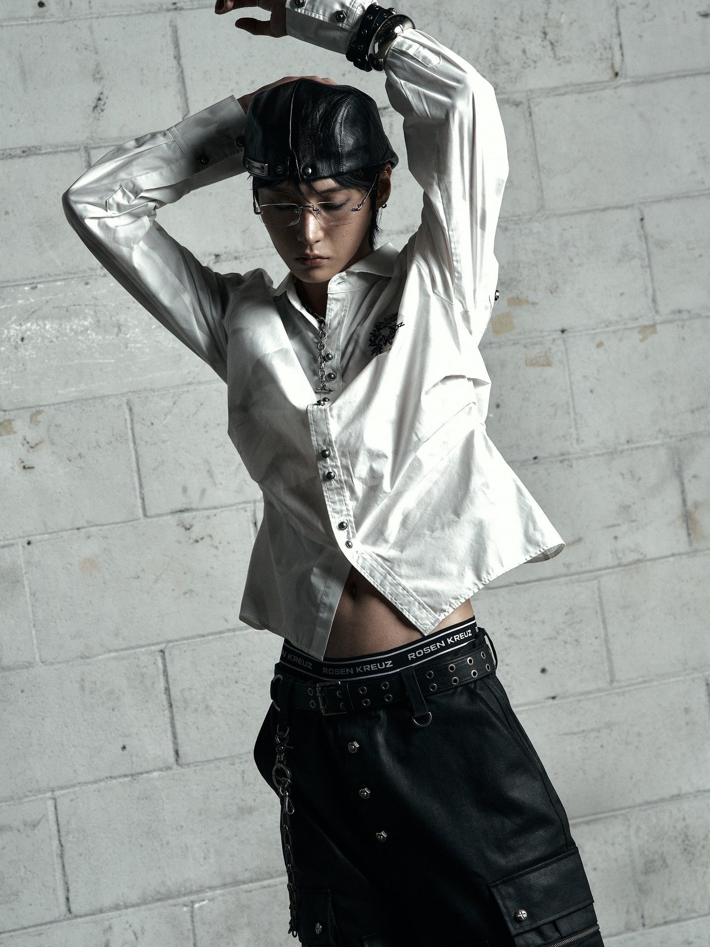 【ROSEN KREUZ】LEATHER HUNTING CAP