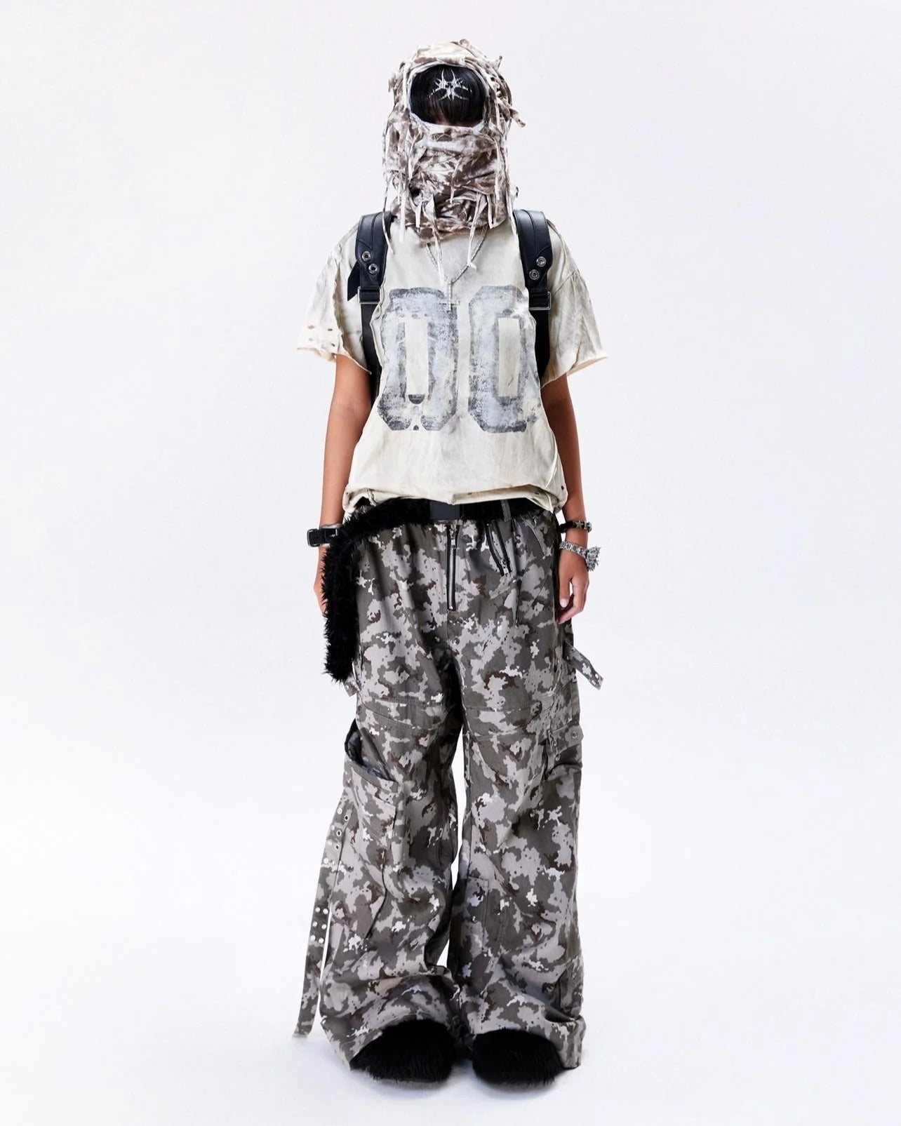 【COZY】"CHAOS DREAM" WAXED T SHIRT