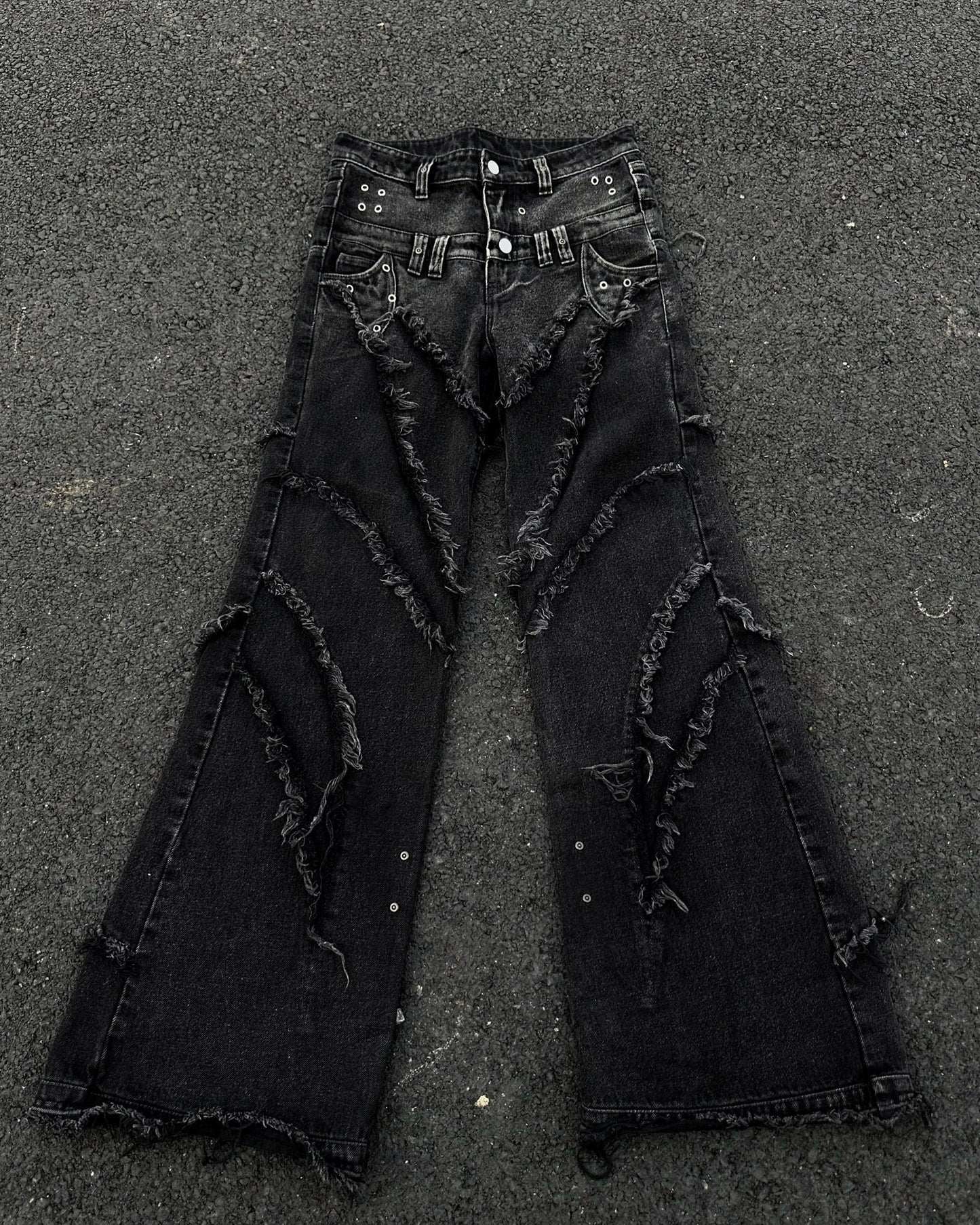 【COZY】"00 KNIGHT CLUB BAGGY FLARE JEANS"