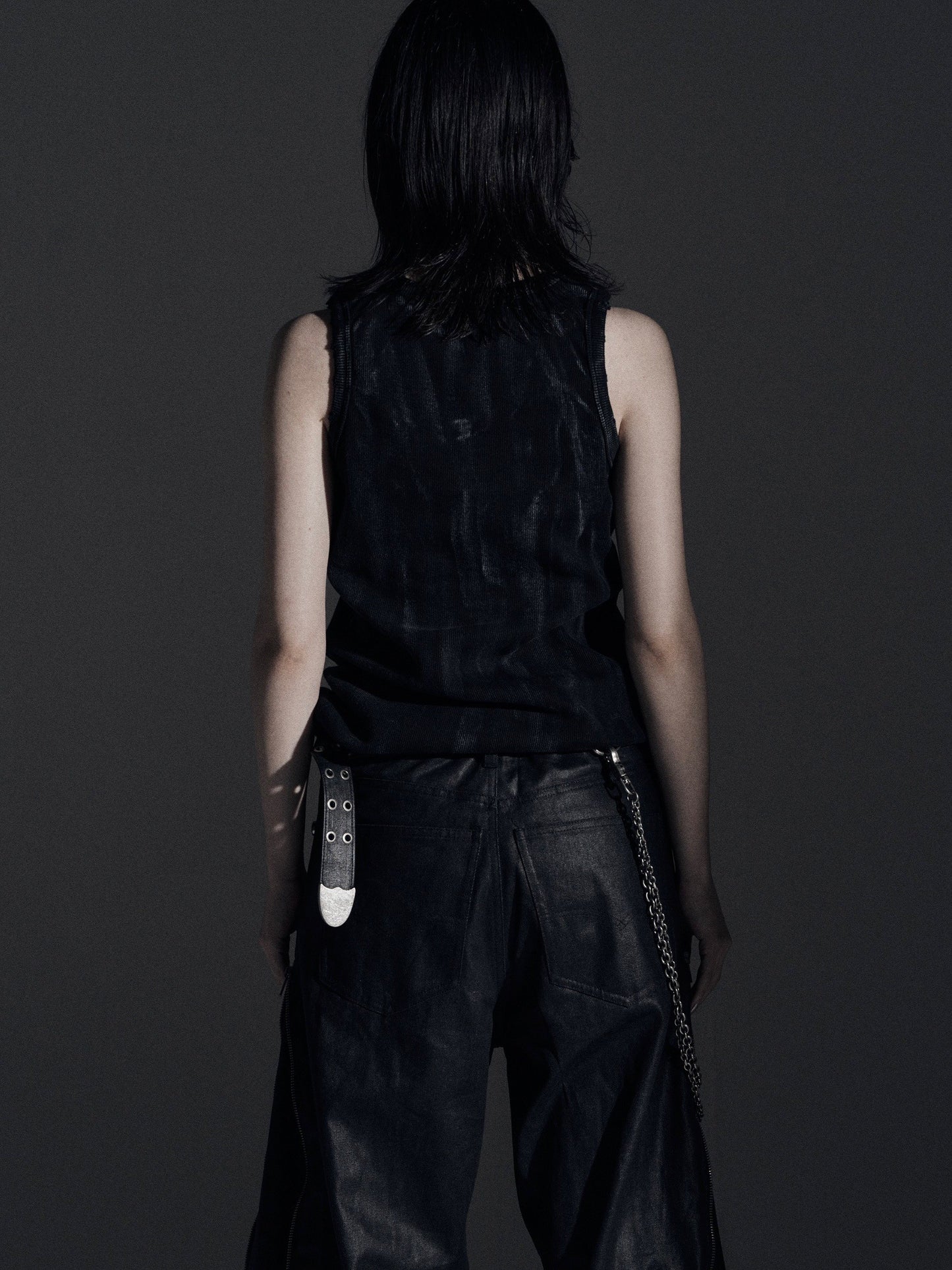 【ROSEN KREUZ】ASHES HALO TANK TOP (Dirty black)