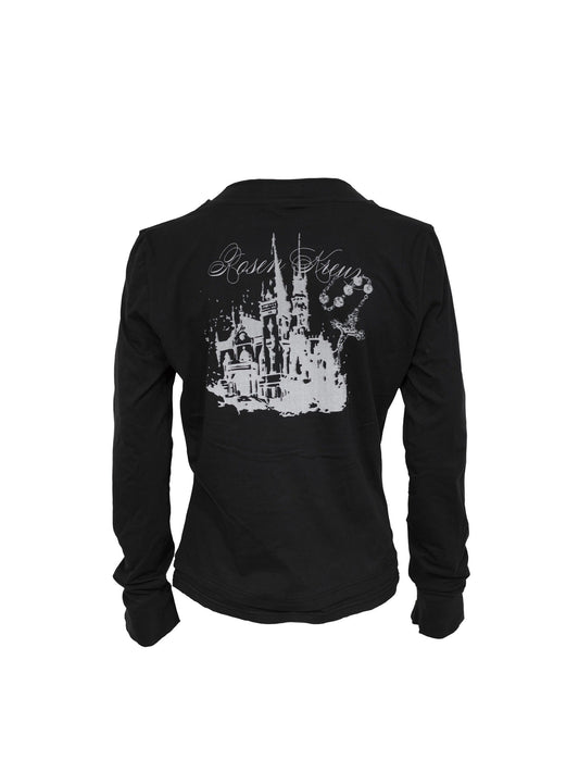 【ROSEN KREUZ】BTIGHT FIT LAYERED LONG SLEEVES BLACK