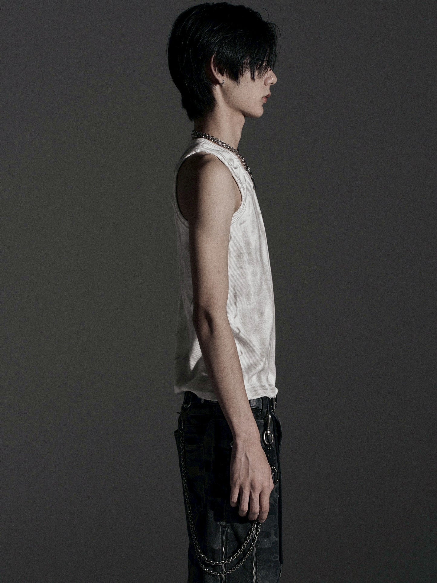 【ROSEN KREUZ】ASHES HALO TANK TOP (Dirty white)