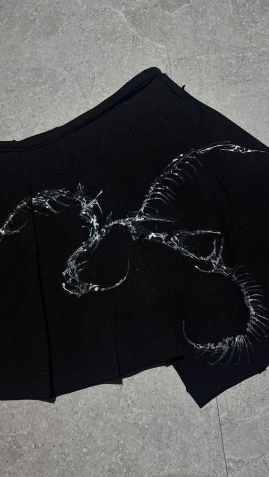 【XIVX】HANDPAINTED SHORT SKIRT