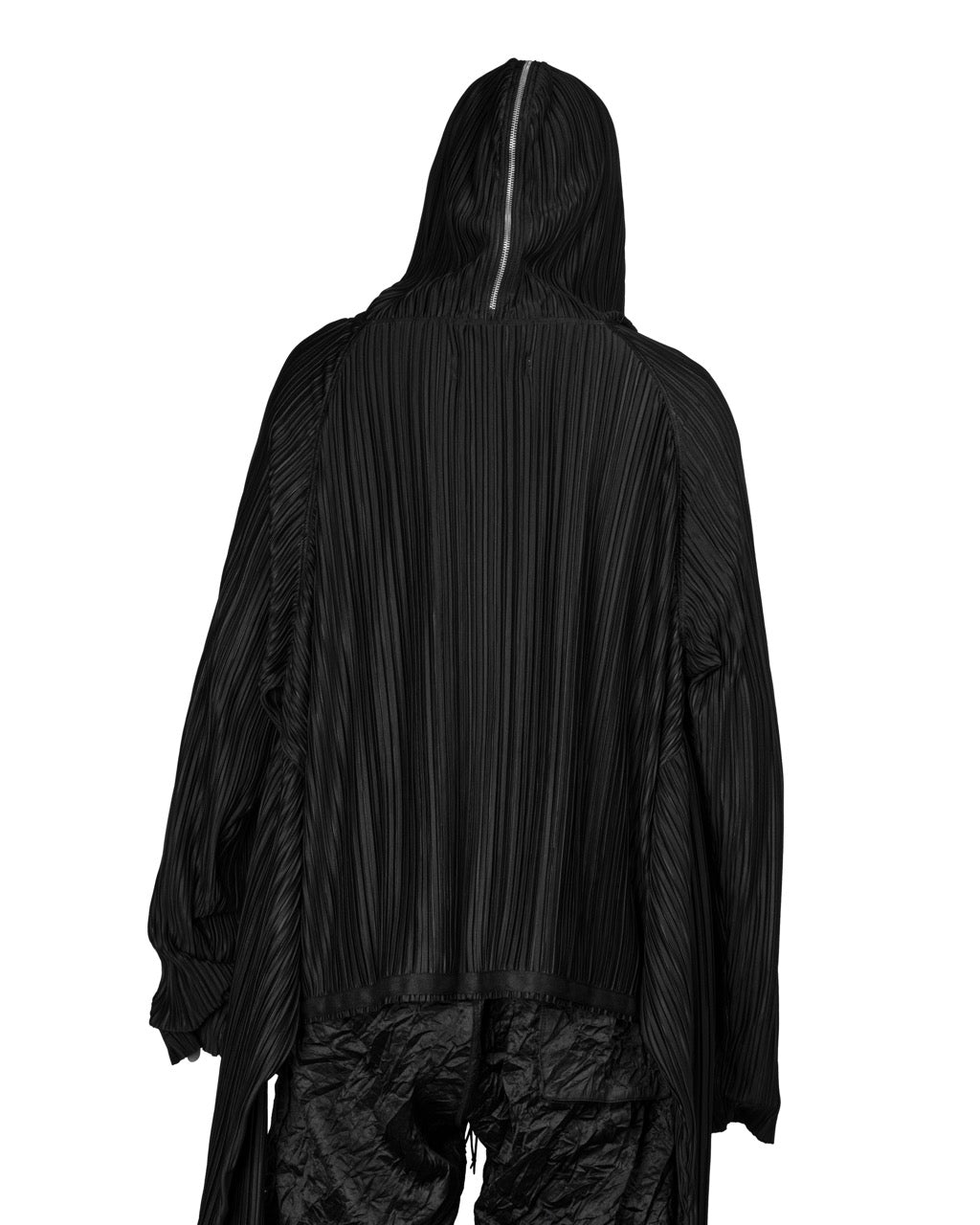 【ASPARAGUS】Pleats plus sleeve zip up