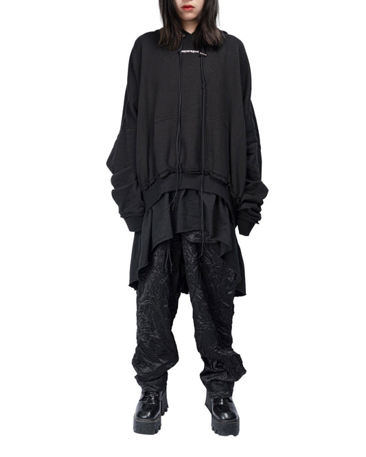 【ASPARAGUS】Pleats Inside out baggy pant