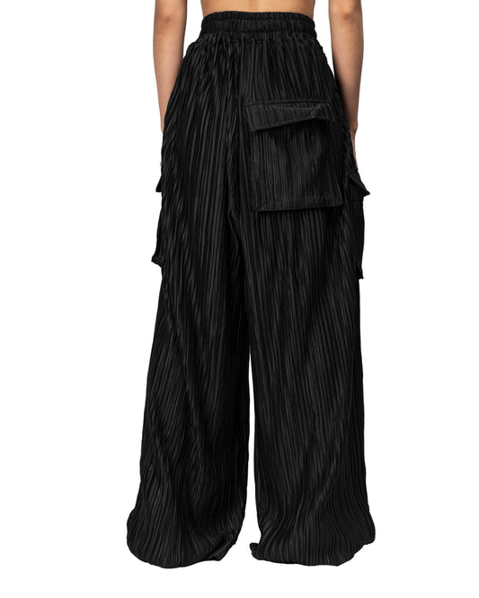 【ASPARAGUS】Pleats pocket wide pants
