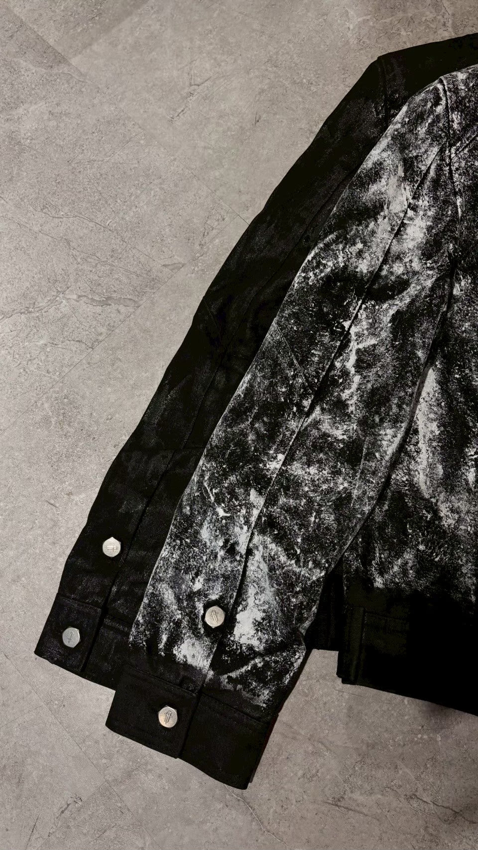 【RICH】Smoke Waxed Denim Jacket