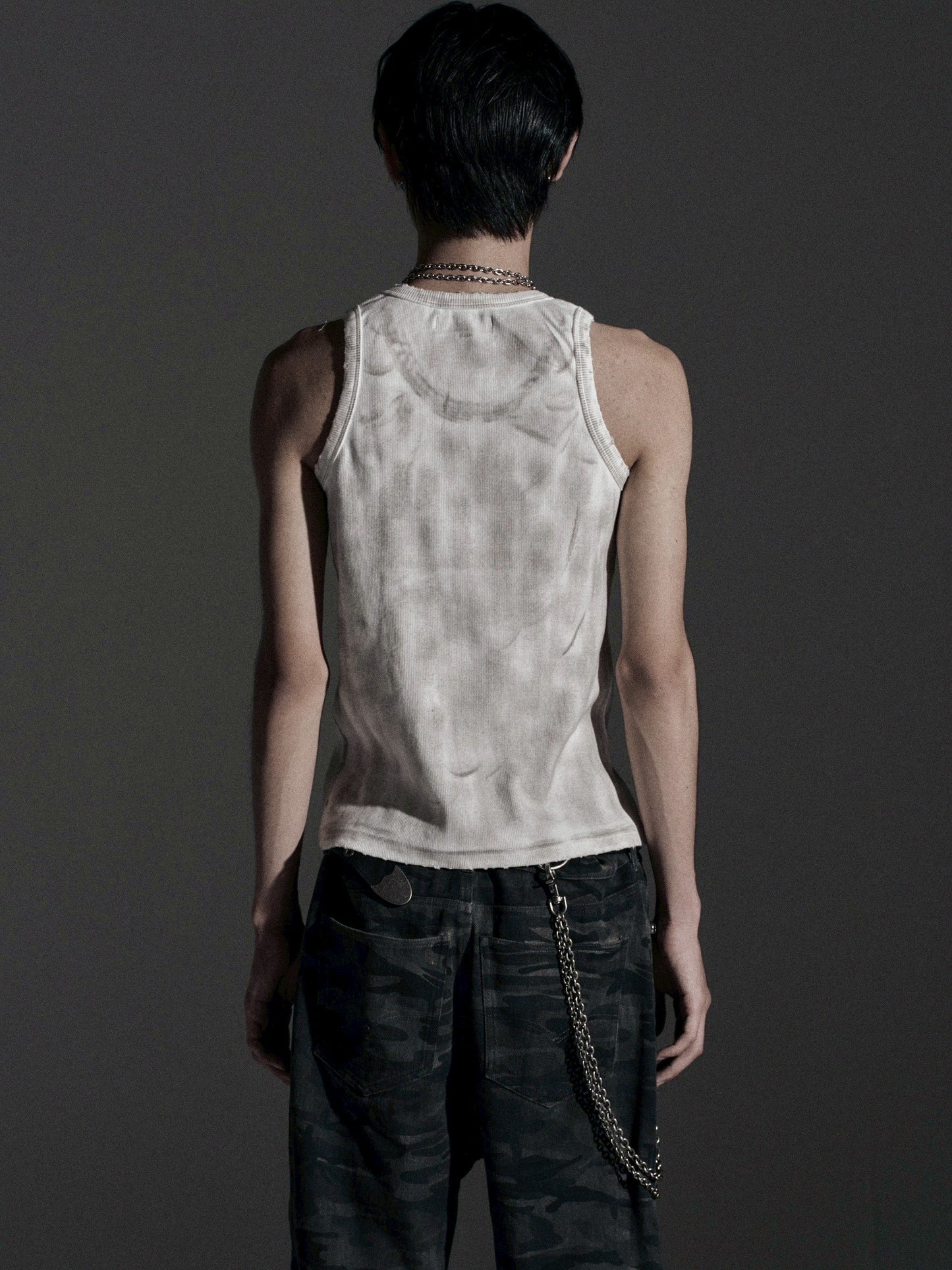 【ROSEN KREUZ】ASHES HALO TANK TOP (Dirty white)