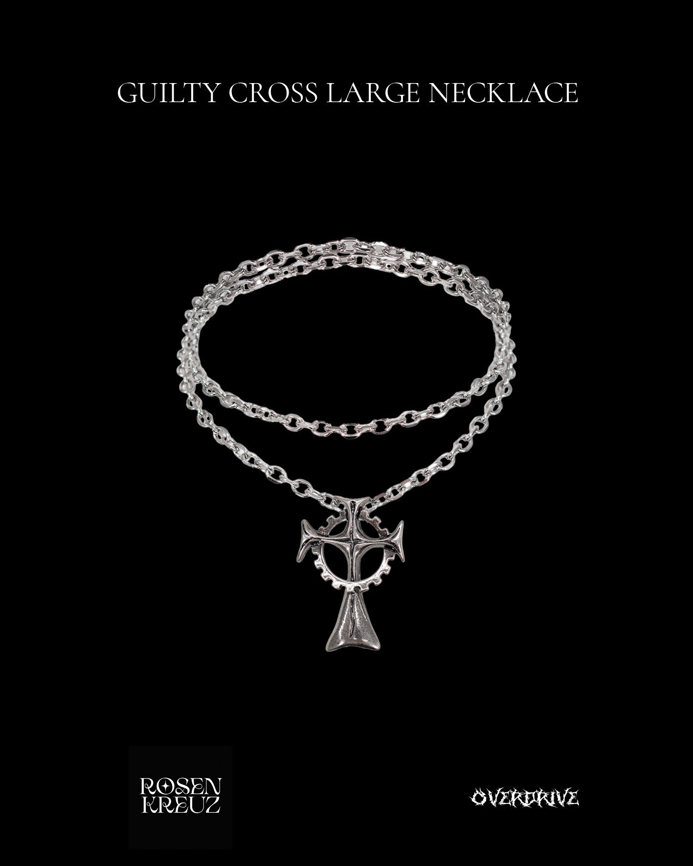 【ROSEN KREUZ】GUILTY CROSS LARGE NECKLACE
