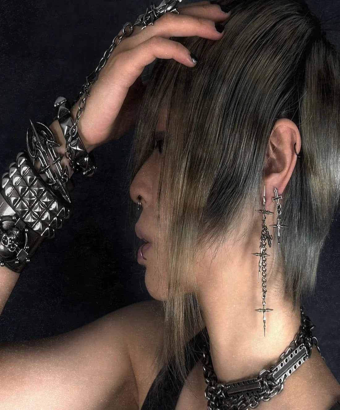 【IIIMIII】RottenMetal Earrings I
