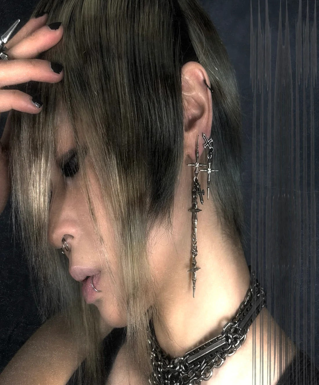 【IIIMIII】RottenMetal Earrings IV