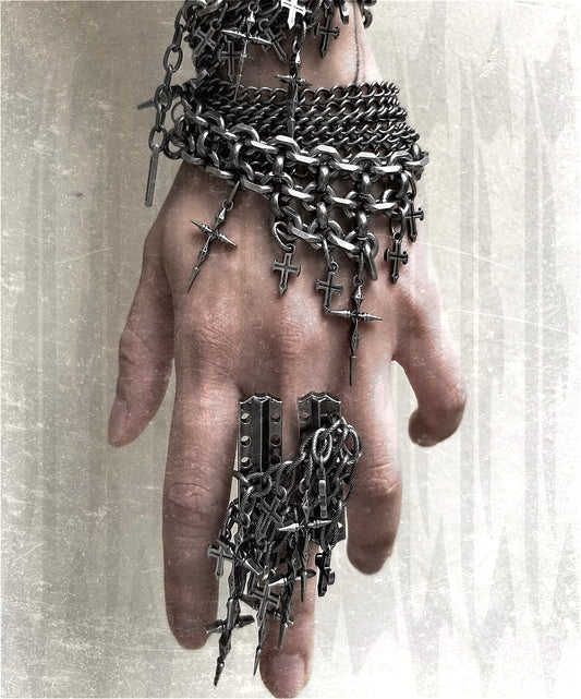 【IIIMIII】Rotten Metal Chain Ring