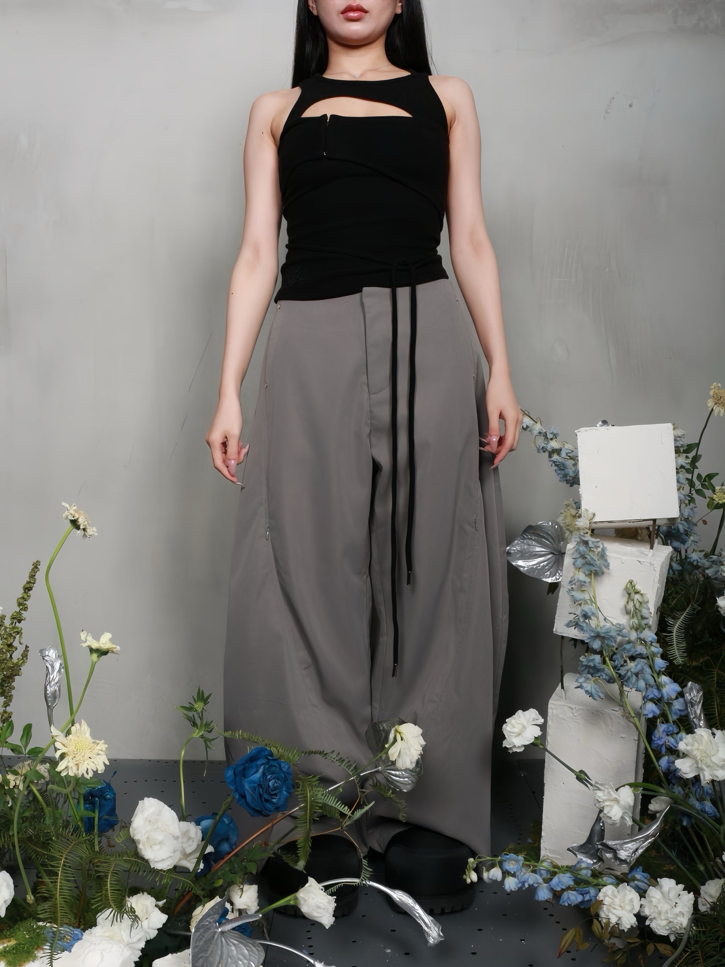 【BUNNYHILL CONCEPT】LUDOVIC PANTS (GREY)