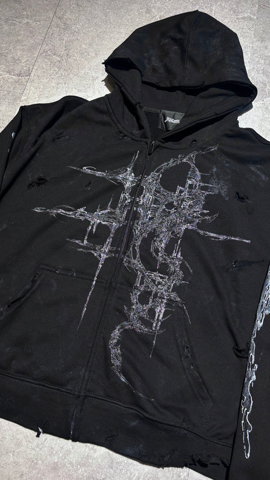 【XIVX】HANDMADE 1 OF 1 ZIP UP V-III