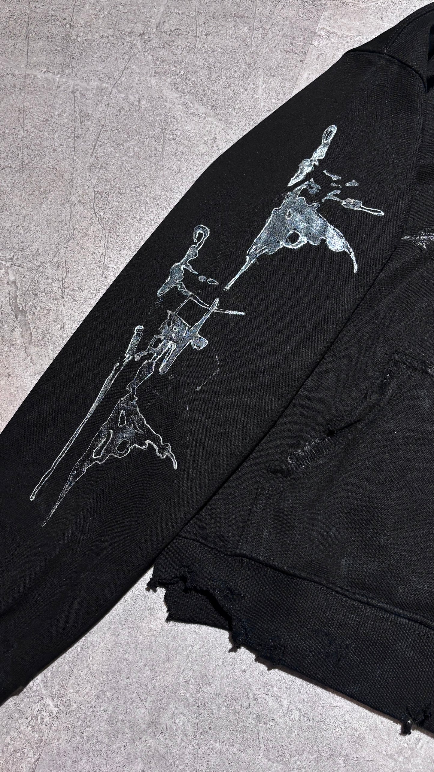 【XIVX】HANDMADE 1 OF 1 ZIP UP V-III