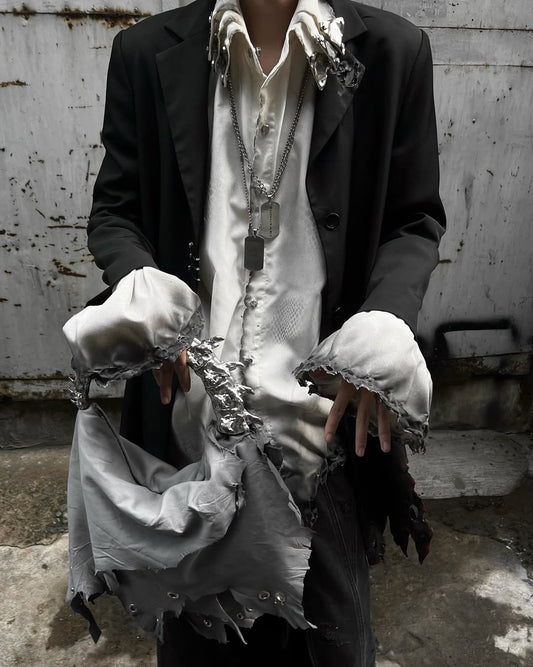 【NUMB ATELIER】HAVOC BLK OVERSIZE SHIRT