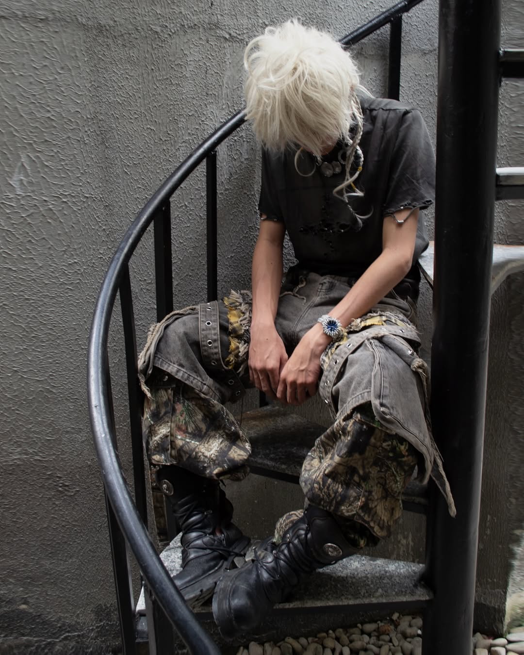 【NUMB ATELIER】PYRITE 3 QUARTER SHORT PANTS