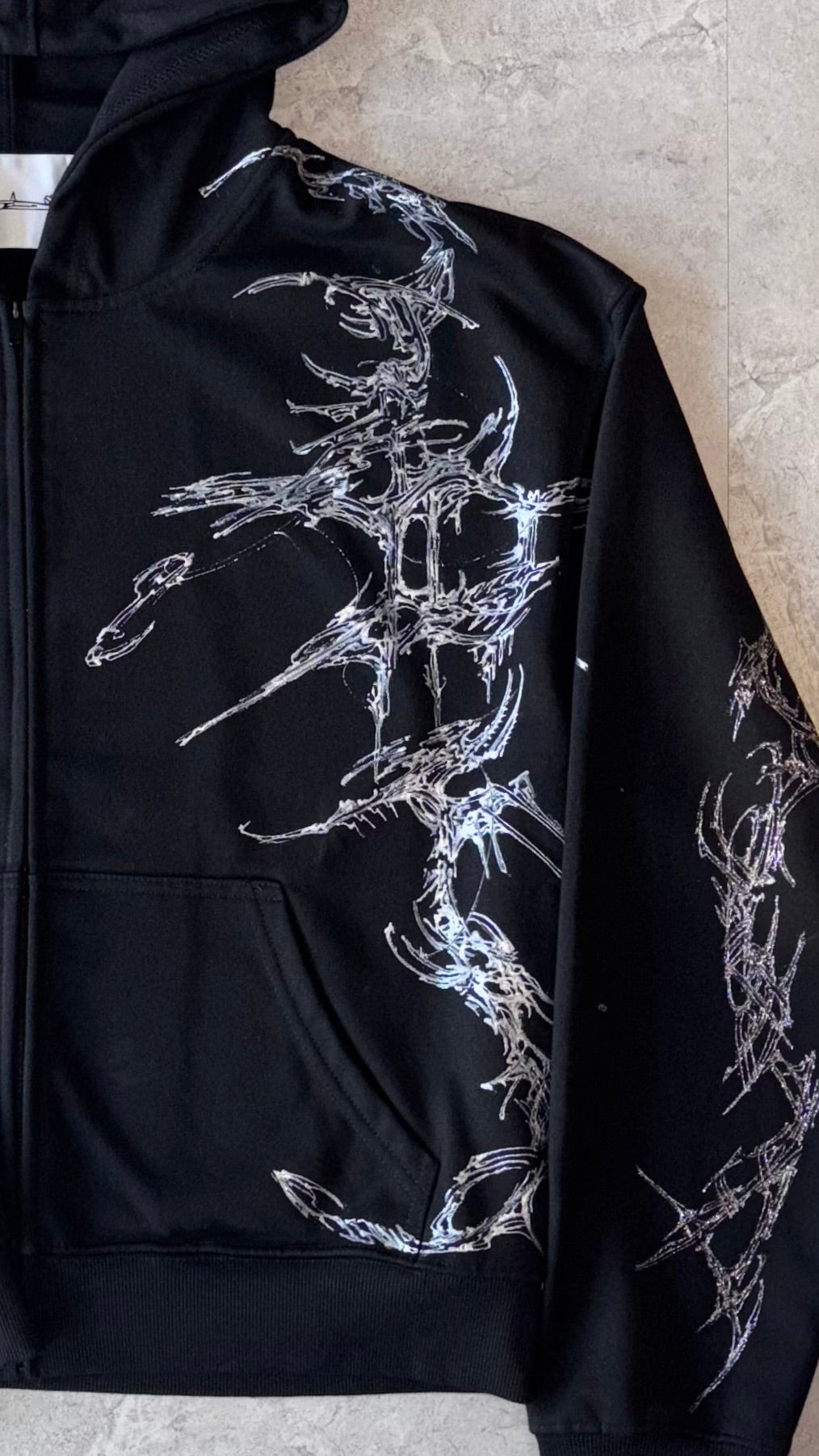【XIVX】HANDMADE 1 OF 1 ZIP UP V-II