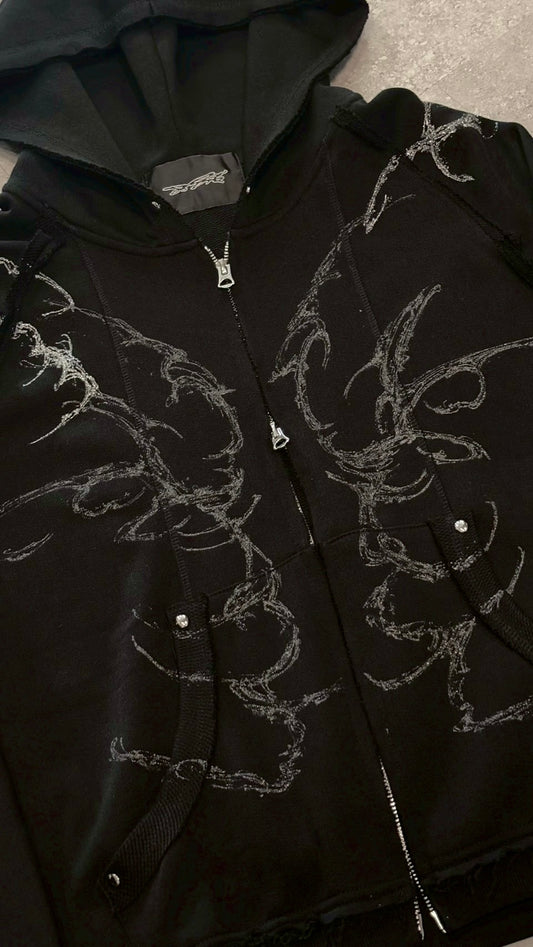 【XIVX】HANDMADE 1 OF 1 ZIP UP V-I