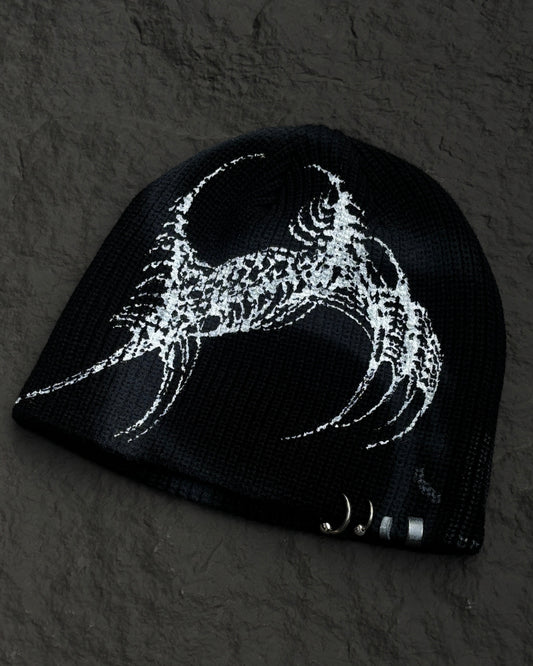 1 OF 1 HANDPAINTED BEANIE 008