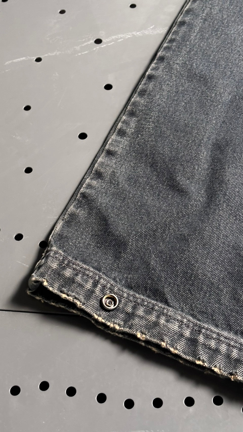 【BLR BLUER】SIDE SNAP DENIM PANTS- INDIGO